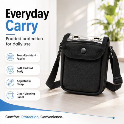Protective Carry Bag For 1-3L/Min Portable Oxygen Concentrator | Adjustable Shoulder Support