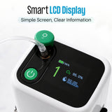 Portable 1-5L  Oxygen Concentrator | 95% Purity, 6600mAh Battery | ≤49dB Quiet | Free US Shipping